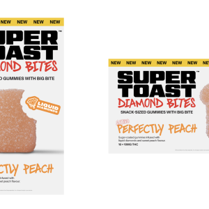 Super Toast - Perfectly Peach Bites static digital posters